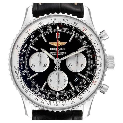 breitling ab0110 leather band|ab0110 Breitling watch price.